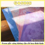  (38x49cm) Giấy Gói Hoa DÀY -  Hiệu Ứng Vân Đá -  Form Cứng - DIY 