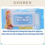  Khăn Ướt Em Bé Nuna (Không mùi) 100 miếng 