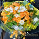  (52x50cm)Giấy Giấy Gói Hoa, Hoạ Tiết Màu Ombre, Không Thấm Nước 