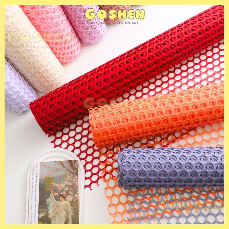  (Ngang 50cm) Cuộn Lưới Ô Tròn Gói Hoa, Qùa Cao Cấp. 