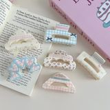  Kẹp Tóc Hoa Nhí Xanh Hồng Pastel Phong Cách Hàn Quốc 