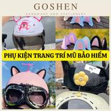  Phụ Kiện Gắn Nón Bảo Hiểm Bông Hoa, Tai Mèo, Chong Chóng Vui Nhộn Độc Đáo Nhiều Mẫu Mã 