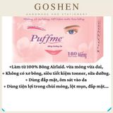 Bông Dưỡng Da Puffme Không Xơ Bông (180 miếng 5x15cm) 