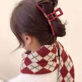  Cài Tóc Kẹp Tóc Dài Min Màu Đỏ Sang Trọng 
