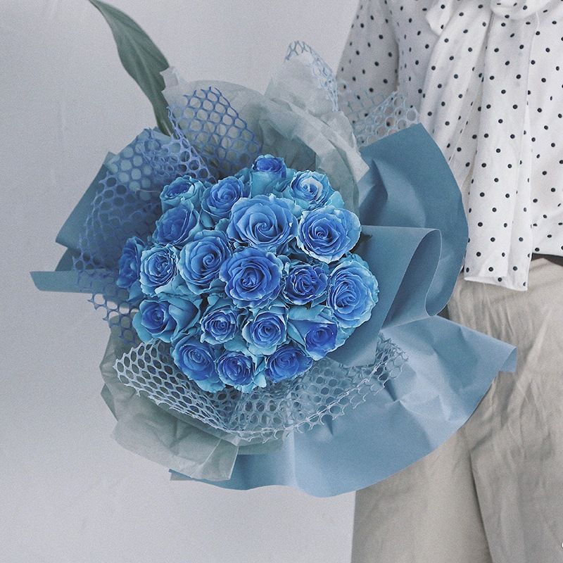  (Ngang 50cm) Cuộn Lưới Ô Tròn Gói Hoa, Qùa Cao Cấp. 