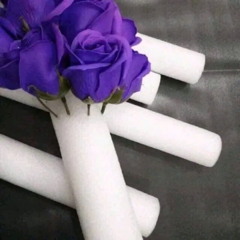  [50cm ] Cây Mút Xốp Tròn Cắm Hoa Sáp Hoa Giấy Nhún - Phụ Kiện Hoa, Phụ Kiện Hanmade 