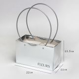  Túi Giấy Bạc Đựng Hoa, Quà Tặng Fleurs Hàn Quốc Cao Cấp, Sang Trọng 