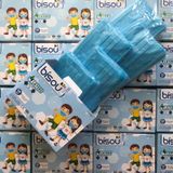  Hộp 50 khẩu trang y tế Bisou trẻ em 4-10 tuổi 4 lớp kháng khuẩn cao cấp 