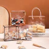  Hộp Mica Trong Suốt, Hộp Nhựa Trong Suốt Lớn 20cm Cắm Hoa Đựng Quà Tặng, Bánh Kẹo. 