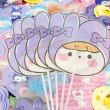  (Mẫu Mới) Quạt Cầm Tay Hoạt Hình Cute Nhiều Mẫu 