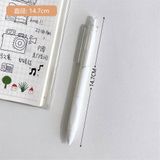  Bút Gel Mực Nước 0.5mm Màu Đen Nhanh Khô Viết Đều Trơn Tru Chất Lượng Cao 