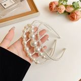  Băng Đô Cài Tóc Hạt Trai Dịu Dàng Nữ Tính 