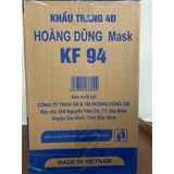  (1 túi 10 cái) Khẩu Trang Kháng Khuẩn 4D Hoàng Dũng Mask KF94 