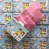  Hộp 50 khẩu trang y tế Bisou trẻ em 4-10 tuổi 4 lớp kháng khuẩn cao cấp 