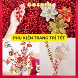  Phụ Kiện Trang Trí Tết, Đào Đông, Hoa Trạng Nguyên, Dây Treo, Liếng Treo Tết Các Loại 
