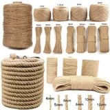  (Dày 3mm) Cuộn Dây Thừng - Dây Cói Dừa Trang Trí Handmade, Decor Treo Tranh Ảnh, Quấn Lọ Hoa, Gói Quà, Đồ Lưu Niệm 