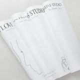  (45*30cm) Giấy Gói Hoa In Chữ Tiếng Anh Phông Trắng Không Thấm Nước - Giấy Gói Quà, Giấy Gói Hoa, Giấy Bó Hoa. 