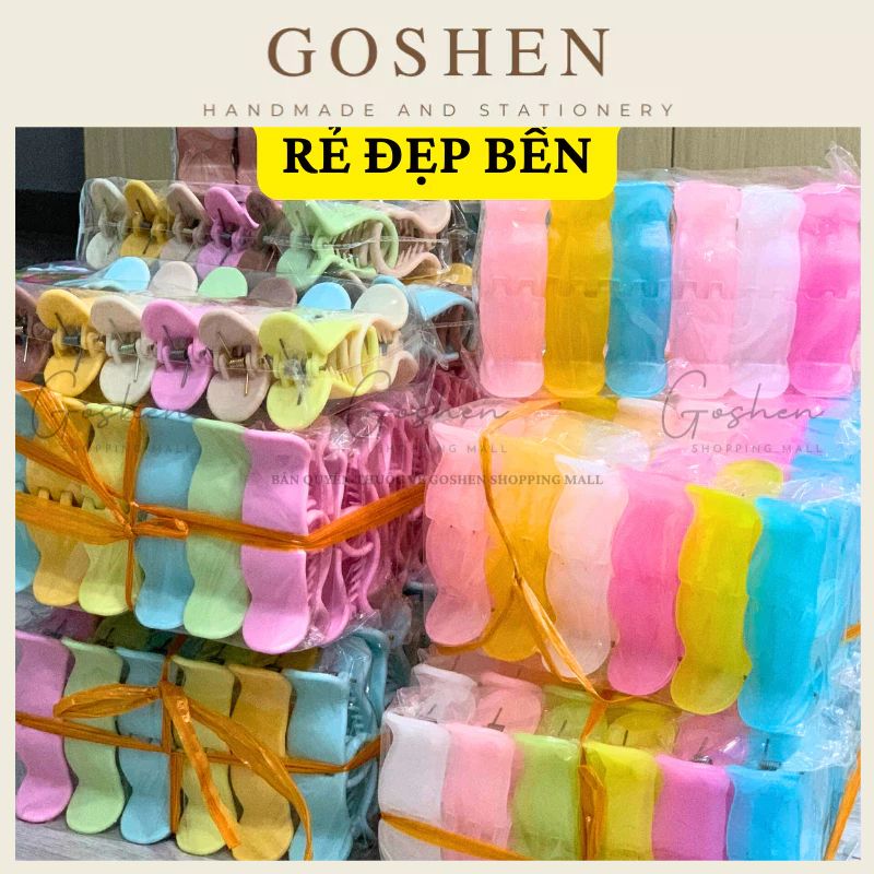  (Sỉ) Set 12 Kẹp Càng Cua 3 Răng 5 Răng Bền Đẹp Giá Rẻ Bèo Đủ Màu 