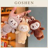  Móc Khóa Gấu Bông Capybara, Labubu Bông Mềm Siêu Dễ Thương 