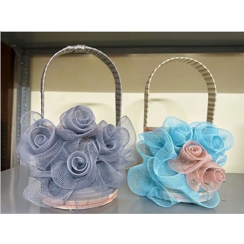  (50cm x 1 mét) Cuộn Lưới Kim Tuyến, Lưới Ánh Kim Gói Hoa, Trang Trí Giỏ Quà, Cây Thông Noel 