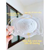  Set 3 cái Khẩu trang hình gấu 3D cho bé từ 0-3 tuổi thương hiệu Unimask cao cấp xuất Nhật 