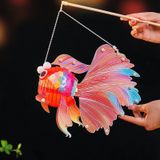  Lồng Đèn Cá Chép Tự Làm, Lồng Đèn Handmde Đầy Đủ Phụ Kiện Ngọc Trai, Đèn Led 