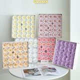  (Lẻ 1 Bông) Hoa Sáp 7 Lớp Cuộn - Ecudo 7 Lớp. Foam Siêu Đẹp - Lọai 1 