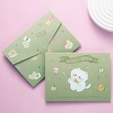  Thiệp Hoạt Hình 3 Trang Gấp Gọn 