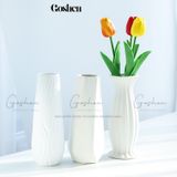  Lọ Hoa - Bình Hoa Nhựa Giả Gốm, Decor Tối Giản Nhưng Tinh Tế. 