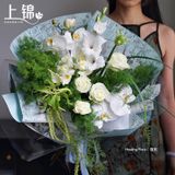  (38x52cm) Giấy Gói Hoa Chữ Tiếng Anh Họa Tiết-  Foam Cứng - Phong Cách Trang Nhã - Không Thấm Nước 