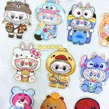  Bao Lì Xì Tết 2025 Chibi Hoạt Hình Dễ Thương Có Phản Quang Cao Cấp 