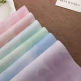  (38x50cm) Giấy Gói Hoa Phong Cách SFUMATO, Màu Nước Cao Cấp, Không Thấm Nước. 