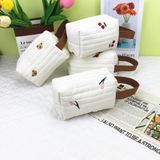  Túi Đựng Đồ Mỹ Phẩm, Hộp Bút Hình Gấu Hoa Hàn Quốc dễ thương 