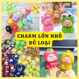  (Ảnh Thật) Charm Đủ Loại Moi Trái Cây, Charm Heo Con, Charm Rùa, Charm Trang Trí Decor Vui Nhộn 