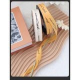  (2.5cm x Dài 45m) Cuộn Ruy Băng Gân Chữ 