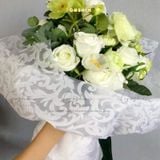  (58x58cm) Giấy Gấm Gói Hoa Mếch Sò Lụa Gói Hoa Hàng Cao Cấp 