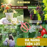  (18x10cm) Kéo Cắt Cành, Dụng Cụ Làm Vườn, Tối Ưu Giảm Lực Tay, Màu Sắc Hiện Đại, Dễ Sử Dụng Cắt Tỉa Hoa 