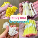  Nhụy hoa, nhuỵ bột làm hoa mai, đào, mẫu đơn, hoa handmade 