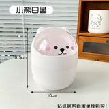  Thùng Rác Mini Hình Gấu Dễ Thương Để Bàn Tiện Lợi (Tặng Kèm Sticker) 