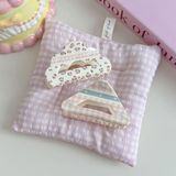  Kẹp Tóc Hoa Nhí Xanh Hồng Pastel Phong Cách Hàn Quốc 