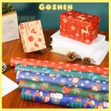  Giấy Gói Hoa, Giấy Gói Quà Hoạ Tiết Noel Cao Cấp, Dày Dặn 
