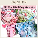  Bó Hoa Thú Nhồi Bông, Bó Hoa Gấu Bông Dễ Thương Cao Cấp 
