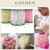  Chuỗi ( Cuộn ) Hạt Trai - Ngọc Trai Nhựa 8mm Nhiều Màu Trang Trí Hoa, Đồ Handmade 