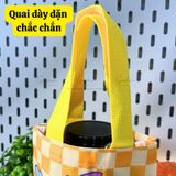  Túi Vải Oxford, Túi Vải Canvas Đựng Ly Giữ Nhiệt, Bình Cốc Giữ Nhiệt Đi Học Đi Làm 