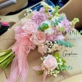  (3cm x Dài 45m) Cuộn Dây Ruy Băng Vải Ren, Khổ 3cm * Cuộn dài 45m, Trang Trí Bó Hoa - Quà Tặng 