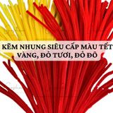  (Sỉ Bó 40s-100s) Sợi Kẽm Nhung Dày-Chất Kẽm Đẹp Làm Hoa, Làm Đồ Handmade 