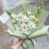  (52x50cm)Giấy Giấy Gói Hoa, Hoạ Tiết Màu Ombre, Không Thấm Nước 