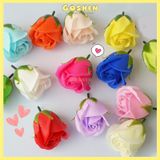  (Lẻ Đầu Bông) Hoa Hồng Sáp Thơm 3 Lớp Cao Cấp Nhiều Màu Sắc 