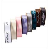  (2.5cm x Dài 45mét) Cuộn Ruy băng Lụa in chữ JUST FOR YOU trang trí hộp quà, bó hoa siêu xinh. 