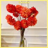  Hoa Thược Dược Bằng Vải Dùng Trang Trí, Decor, Làm Giỏ Quà, Tháp Bánh Nước 